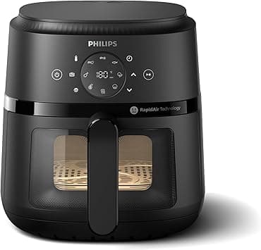 Philips Airfryer 2000 Series - 4.2L, 1500W, Rapid Air Technology, Touchscreen, Cooking Window, Black - NA220/09 on Amazon.ae - Price Tracker