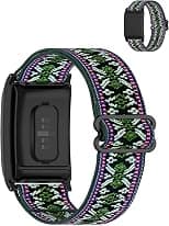 Adjustable Stretchy Solo Loop Wristbands for WHOOP 4.0/3.0, Soft Nylon Elastic Sport Bands, Durable & Breathable Strap for Sleep, Fitness, Health & Activity Tracking, Green - Best Deal Finder
