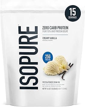 Isopure Zero Carb Protein Powder, 100% Whey Protein Isolate, on Amazon.ae - Price Tracker