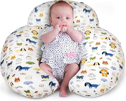 Nursing Pillow, Breastfeeding Pillows, with Removable Pillow Cover, Ergonomic Nursing Essentials for Bottle Feeding, Machine Washable (Creamy White) on Amazon.ae - Price Tracker