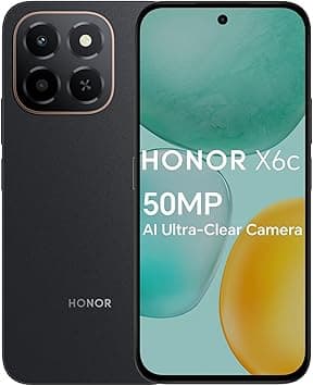HONOR X6c Smartphone 6GB RAM 256GB ROM, 6.61" 120Hz Display, 50MP Camera, 35W Fast Charging, Dual SIM, Midnight Black – Middle East Version - Amazon.ae Price Tracker