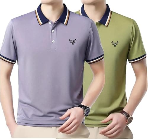 Lymio Polo T Shirt for Men || Men Casual T-Shirt || Polo على Amazon.ae - متتبع الأسعار