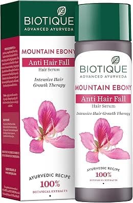 Biotique Bio Mountain Ebony Vitalizing Serum For Falling Hair Intensive Hair Growth Treatment, 120ML, Multi - Best Deal Finder