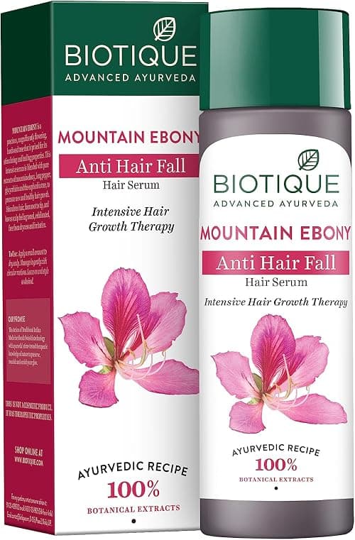 Biotique Bio Mountain Ebony Vitalizing Serum For Falling Hair Intensive Hair Growth Treatment, 120ML, Multi on Amazon - Best Deal Finder
