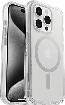 OtterBox Symmetry Clear for MagSafe Case for iPhone 15 Pro, Shockproof, Drop proof, Protective Thin Case, 3x Tested to Military Standard, Clear, No Retail Packaging - Amazon.ae Price Tracker