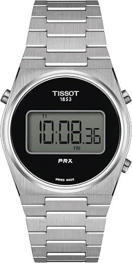 Tissot Men's Digital Swiss Quartz Watch with Stainless Steel Strap T1372631105000 - دليلك لأفضل العروض