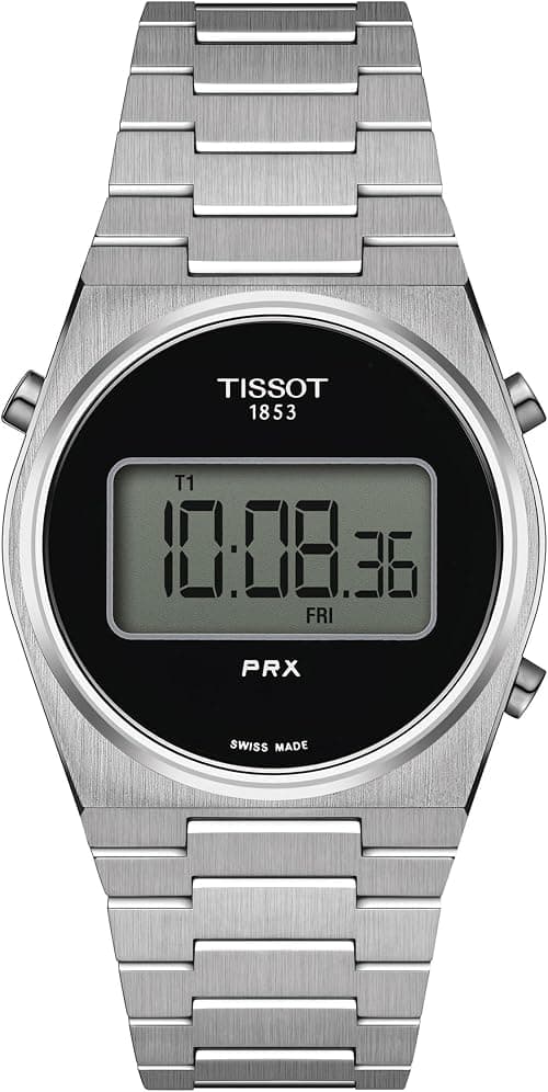 Tissot Men's Digital Swiss Quartz Watch with Stainless Steel Strap T1372631105000 على أمازون - دليلك لأفضل العروض