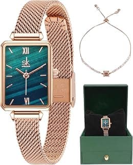 claities Women's Leather Classic Vintage Retro Watch for Small Wrists, Simple Stylish,Waterproof Watches,Roman Dial, Reloj para Mujer - Best Deal Finder
