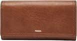 Fossil Women's Logan Leather RFID-Blocking Flap Clutch Wallet for Women - Best Deal Finder