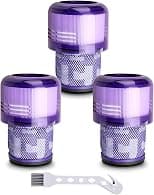 3 Pack HEPA Vacuum Filters Replacement Parts Compatible With Dyson V11 Torque Drive, Animal, Complete, Extra, V15 Detect, V15s Detect Submarine Vacuums, Compare to Part 970013-02 - متتبع أسعار Amazon.sa
