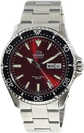 ORIENT Mens Diving Sports Automatic 200m Watch with Red Dial Steel Bracelet RA-AA0003R on Amazon.ae - Price Tracker