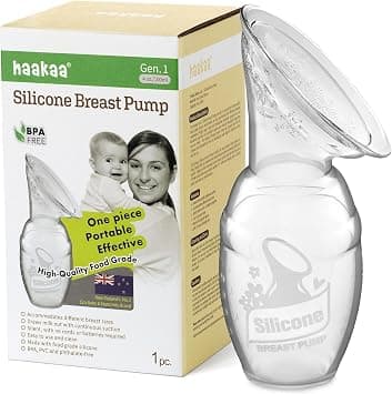 Haakaa Manual Breast Pump, Clear, 4oz/100ml on Amazon.ae - Price Tracker