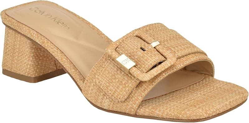 Calvin Klein Women's Ariella Heeled Sandal on Amazon.ae - Price Tracker