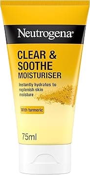 Neutrogena Clear & Soothe Hydrating Face Moisturiser with Turmeric (1x 75ml), Soothing and Balancing Moisturiser for Dry and Sensitive Skin, Face Care to Calm and Hydrate on Amazon.ae - Price Tracker