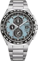 Citizen Men's Chronograph Eco-Drive Watch with Titanium Strap AT8238-84M - Best Deal Finder