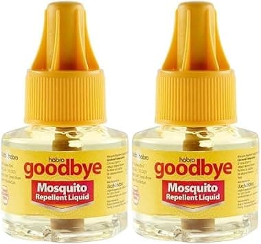 Habro Goodbye Mosquito Repellent Liquid | Mosquito Killer Liquid Kit | 60+60 Nights Refill - 45ml Bottle of 2 - Amazon.ae Price Tracker