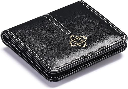 Women's Small Purse with RFID Protection, Mini Short Purse Women Leather with Zip Wallet, Exquisite Coin Compartment Wallet on Amazon.ae - Price Tracker