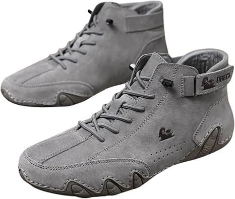 Zixer Mens Italian Light Weight Platform Fashion Sued Leather Sneakers Boots for Men| Sports, Casual Shoes for Mens | Ankle Lace-Up Footwear for Men or Boys Vol-2 on Amazon.ae - Price Tracker