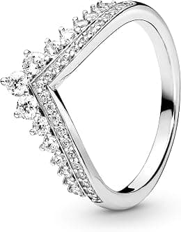 Pandora Jewelry Princess Wish Cubic Zirconia Ring in Sterling Silver - Best Deal Finder