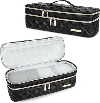 Travel Carrying Case for Hair Dryer Shark Flexstyle Dyson Airwrap, Double-Layer Hair Accessories Tools Storage Case for Revlon One-Step, Shockproof Protection Organizer Travel Carrier Bag, Black, 40 x on Amazon.ae - Price Tracker