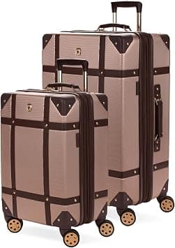 SwissGear 7739 Hardside Luggage Trunk with Spinner Wheels, Blush, 2-Piece Set (19/26), 7739 Hardside Luggage Trunk With Spinner Wheels - Best Deal Finder