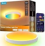 جوفي مصباح سقف ذكي 4300 لومن 15 انش، RGBIC 2700K-6500K عبوة واحدة - متتبع أسعار Amazon.sa
