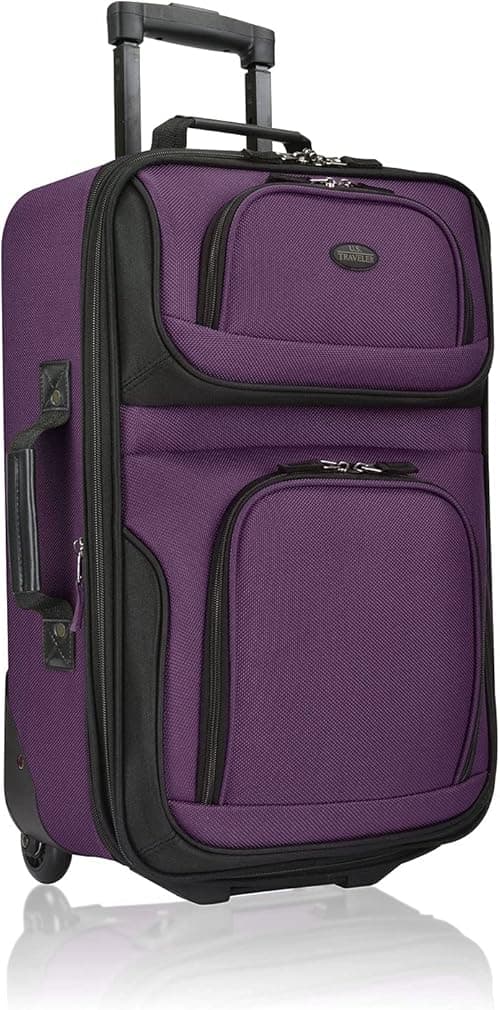 U.S. Traveler Rio Rugged Fabric Expandable Carry-on Luggage Set on Amazon.ae - Price Tracker