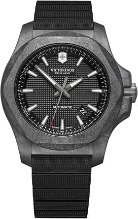 Victorinox V241866 Men's Analogue Automatic Watch with Rubber Strap, Strap on Amazon.ae - Price Tracker