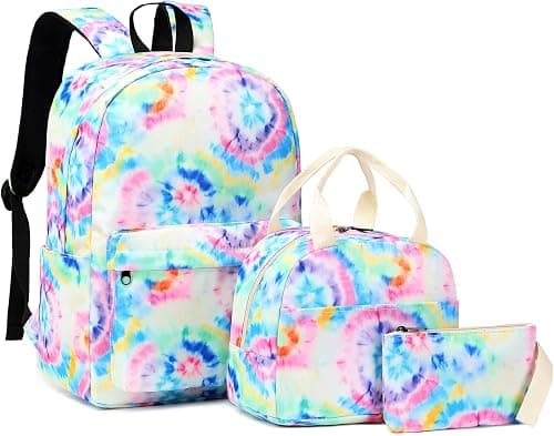 Girls School Backpack for Kids Teens, Elementary Middle School Backpacks Bookbag Set with Lunch Bag Pencil Case على Amazon.ae - متتبع الأسعار