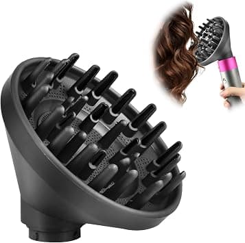 Nalacal Hair Diffuser Attachment For Dyson Airwrap Hs05 Hs03 Hs01, Portable Dryer Nozzle Converting Styler To Black على أمازون - دليلك لأفضل العروض