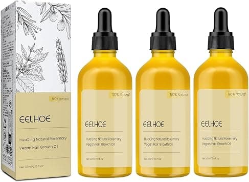 180 ML Eelhoe Hair Growth Oil, Carvenchi Natural Hair Growth Organic Rosemary Oil for Dry Damaged Hair and Growth Thin Hair. - Best Deal Finder