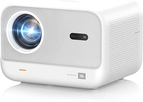 [Sound by JBL & High Brightness] Yaber Projector with WiFi and Bluetooth, Projector 4K Support, Auto Focus/Keystone Correction, 3D Sound Movie Proyector, Portable projector for Home & Outdoor على Amazon.ae - متتبع الأسعار