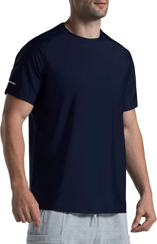 THE GYM PEOPLE Men's Cooling Running Shirts Ice Silk UPF 50+ Workout Tshirt on Amazon - Best Deal Finder