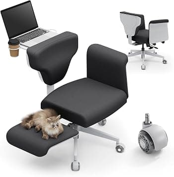 Drogo Freedom-X Multi-Position Office Chair For Work From Home With Laptop Tray, Adjustable Flexible Armrests & Cup Holders With Backrest, Flexible Armrests & Cup Holders With Breathable (Black) on Amazon.ae - Price Tracker