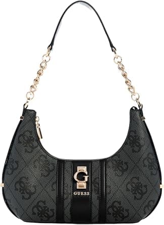 GUESS Womens Erenia Top Zip Shoulder Handbag (pack of 1) - Best Deal Finder