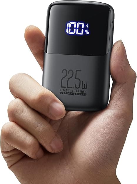 INIU Power Bank, Smallest 22.5W 10000mAh Portable Charger, USB C in&amp;out Fast Charging 3 Ports Mini Battery Pack with Phone Holder for iPhone 17 16 15 14 13 Pro Max Samsung S25 S24 Google iPad Tablet on Amazon.ae - Price Tracker