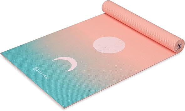 Gaiam Yoga Mat - Premium 6mm Print Extra Thick Non Slip Exercise & Fitness Mat for All Types of Yoga, Pilates & Floor Workouts (68"L x 24"W x 6mm Thick) - Amazon.ae Price Tracker