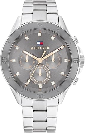 Tommy Hilfiger MELLIE WOMENS GREY DIAL STAINLESS STEEL & GREY CERAMIC Watch - 1782742 on Amazon.ae - Price Tracker