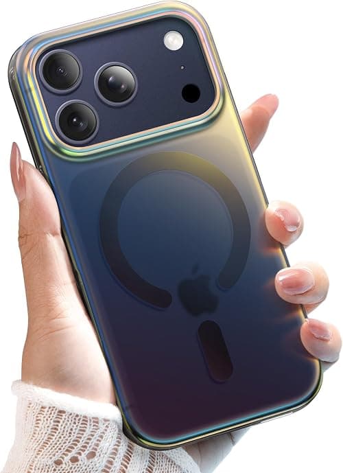 JETech Magnetic Case for iPhone 17 Pro Max, Iridescent Black على Amazon.ae - متتبع الأسعار