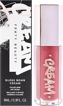 FENTY BEAUTY Gloss Bomb Cream Color Drip Lip Cream - # 02 Glow (universal Rose Nude) - 2ml on Amazon.ae - Price Tracker
