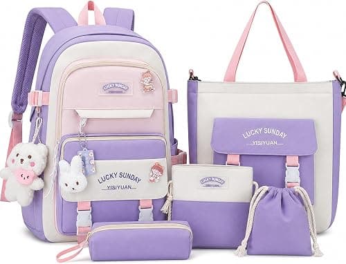 Jorunb School Bag,Kid Backpacks Set for Teenage Students Back on Amazon.ae - Price Tracker