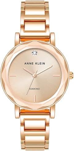 Anne Klein Women's Genuine Diamond Dial Bracelet Watch - Amazon.ae Price Tracker
