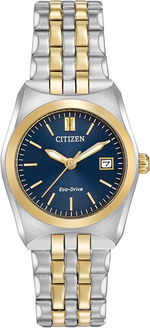 Citizen Ladies' Classic Corso Eco-Drive Watch, Stainless Steel, 3-Hand Date, Luminous Hands on Amazon.ae - Price Tracker