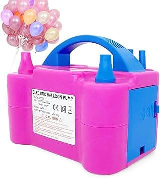 SKY-TOUCH Electric Balloon Pump, Dual Nozzle Portable Balloons Air Pump for Balloon Arch, Balloon Garland, Party Decorations, Kids Birthday, Baby Shower, Party Supplies &amp; Decorations, Pink on Amazon.ae - Price Tracker
