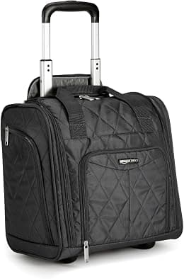Amazon Basics Underseat Carry-On Rolling Travel Luggage Bag - Best Deal Finder