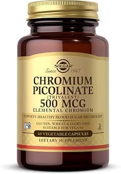 Solgar Chromium Picolinate 500 Mg Vegetable Capsules, 60 Count - Best Deal Finder