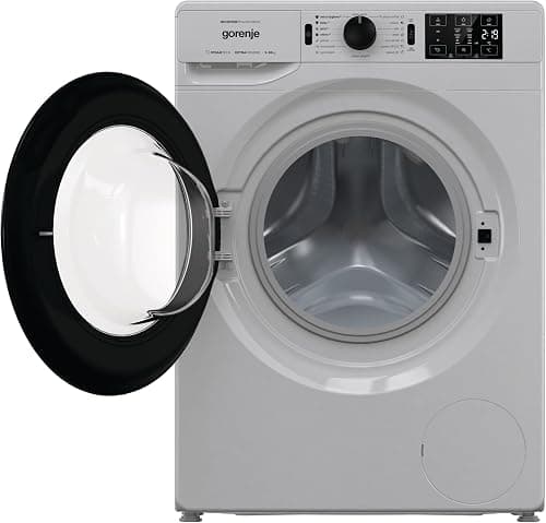 Gorenje WNEI14AS/A, 10 Kg Fully Automatic Front Load Washing Machine, 16 Programs, Energy and Water Efficient, Wave Drum, 1400 RPM, Silver, Made in Slovenia, 1 Year Warranty on Amazon.ae - Price Tracker