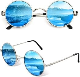 CGID E01 Lennon Round Polarized Unisex Sunglasses - Best Deal Finder