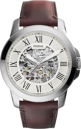 Fossil Men's Grant Automatic Stainless Steel Mechanical Watch - Best Deal Finder