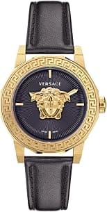Versace Women Analogue Swiss Quartz Watch with Leather Strap VE7B00223 - Best Deal Finder